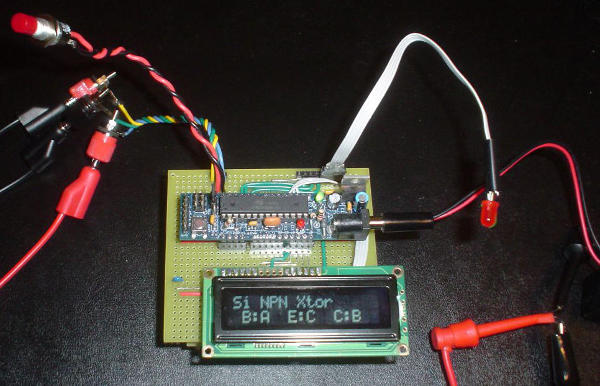 First prototype, Nov 9, 2011 (board underneath is not visible)
